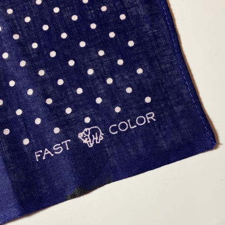 1950's Elephant Brand Dots Bandana Deadstock