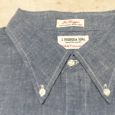 1960's GANT Chambray S/S  Shirt Deadstock