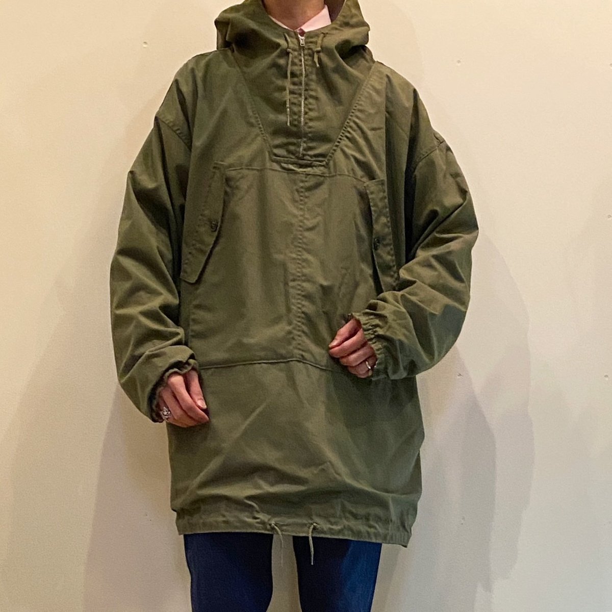 slow USARMY ビンテージテント生地　ラブラドールパーカー　llbean slow USARMY ビンテージテント生地ラブラドールパーカーllbean