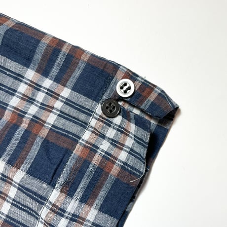 1960's Westley Indian Madras S/S Shirt Deadstock