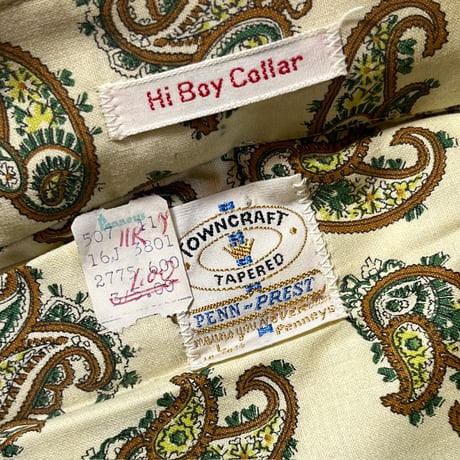 1960's〜 TOWNCRAFT L/S Shirt Deadstock