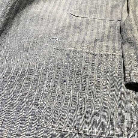 1960's Unknown HBT Tielocken Work Coat