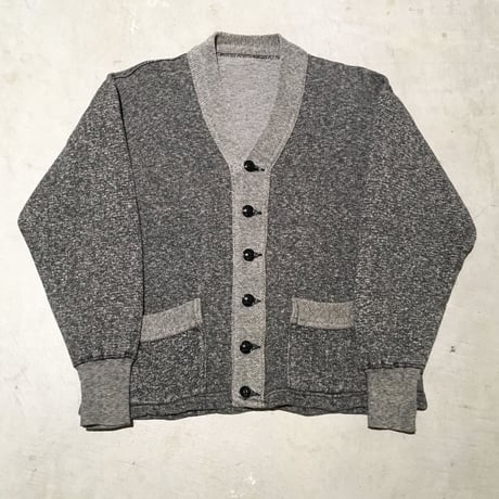1950's Unknown Salt&Pepper Sweat Cardigan