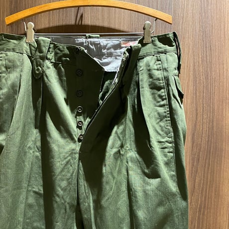 1960's Portugal Military Herringbone Trousers