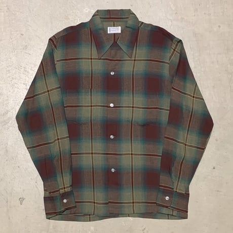 1960〜70's TOWNCRAFT Rayon L/S Shirt