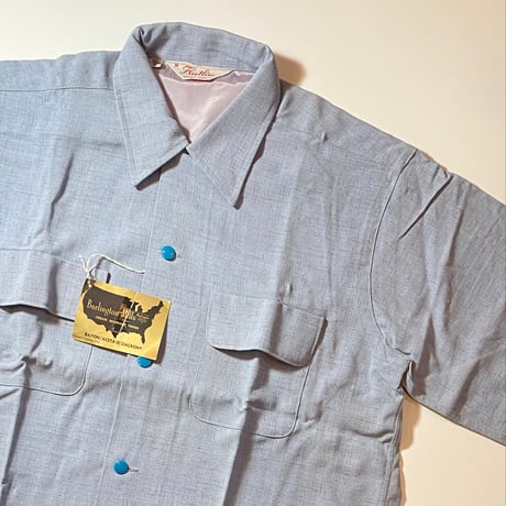 1950〜60's Fleetline Rayon L/S Shirt Deadstock