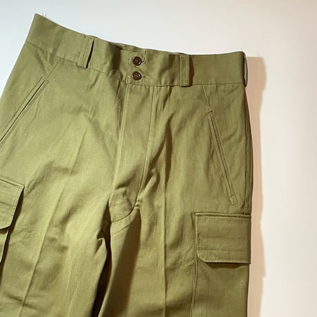 1950〜60's French Army M-47 Herringbone Trousers Deadstock