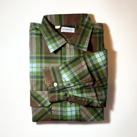 1960's BRENT Flannel L/S Shirt Deadstock