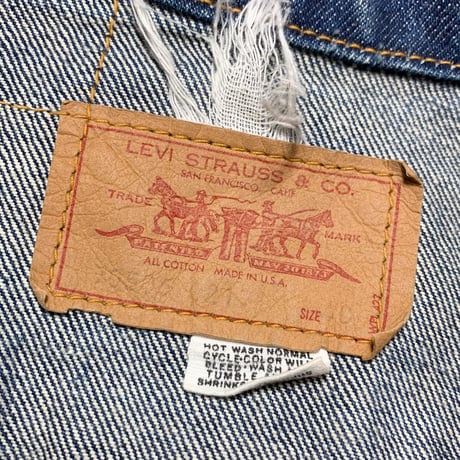 1960〜70's Levi's 70505 Big E Denim Jacket