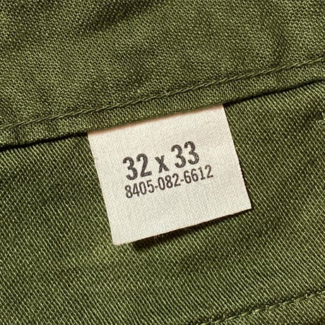1960's US.ARMY Utility Trousers