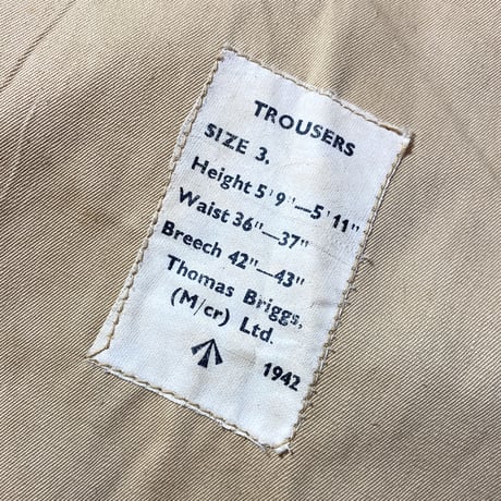 1940's British Army SAS Over Trousers Deadstock