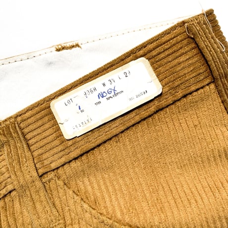 1960's Dickies Corduroy Tapered Pants Deadstock