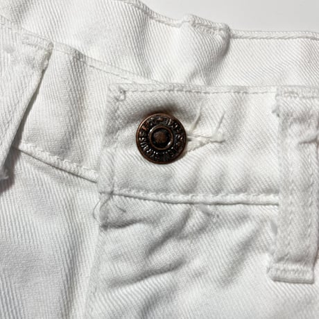 1960's〜 Levi's 518 White Denim Tapered Pants