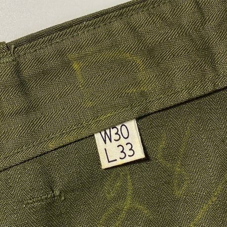 1940's US.ARMY M-43 Herringbone Trousers Deadstock
