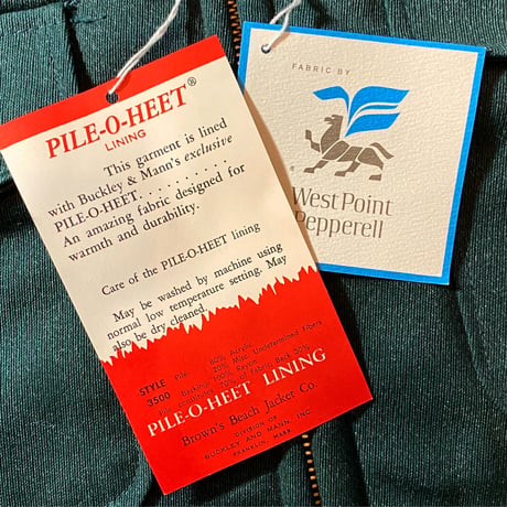 1960's 5 Brother Whipcord Work Jacket Deadstock