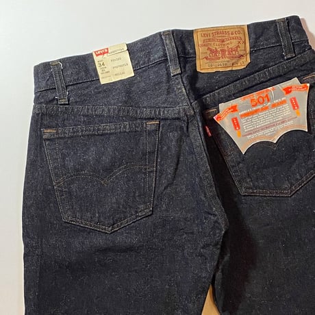 1980's Levi's 501 Black Denim Pants Deadstock