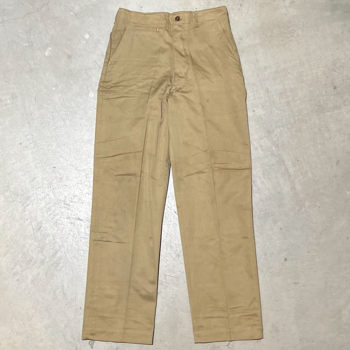 1940's US.ARMY M-45 Chino Trousers Deadstock