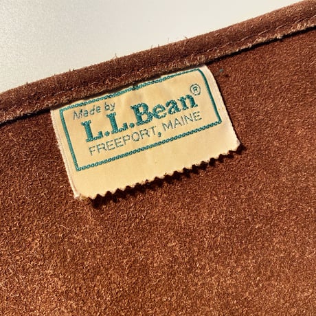 1980's L.L.Bean Musette Suede Bag