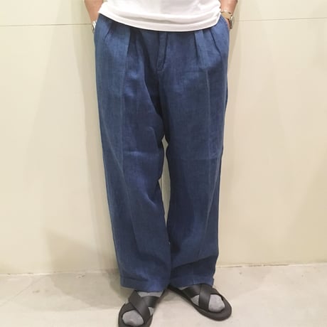 1990〜00's ORVIS Indigo Linen Trousers