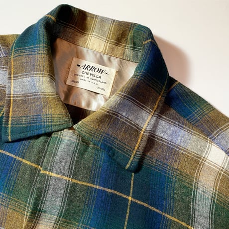 1960's ARROW Rayon L/S Shirt