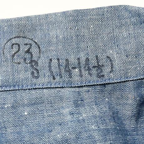 1960's US.NAVY Chambray L/S Shirt Deadstock