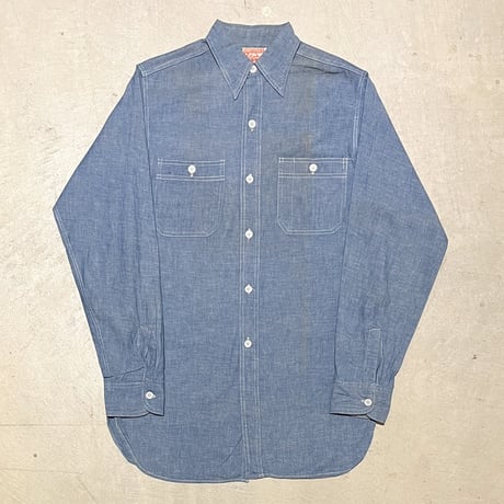 1950's HOMESTEADER Chambray L/S Shirt