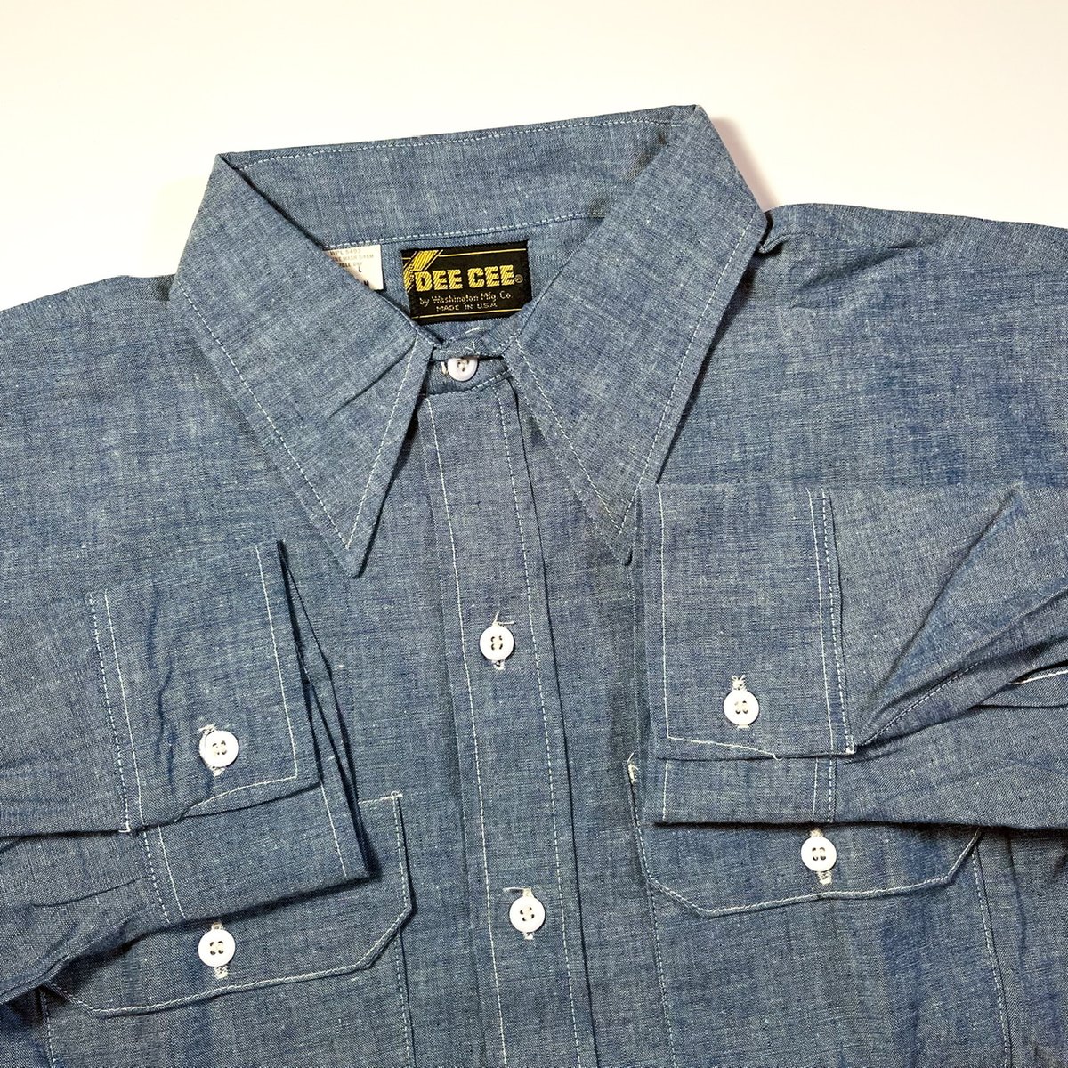 1970's DEE CEE Chambray L/S Shirt Deadstock | U