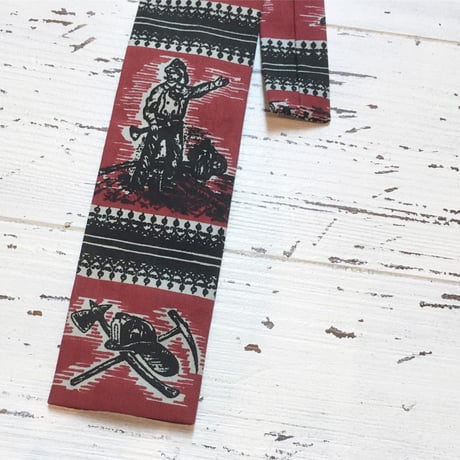 1960's Rooster Cotton Necktie