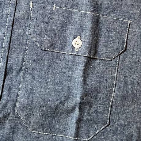 1970's DEE CEE Chambray L/S Shirt Deadstock