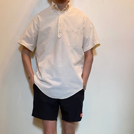 1970〜80's Brooks Brothers Seersucker Pullover S/S Shirt