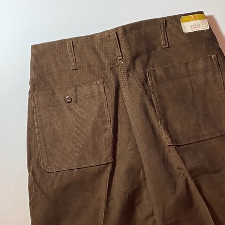 1970's〜 CALIFORNIA BRAND Corduroy Trousers Deadstock
