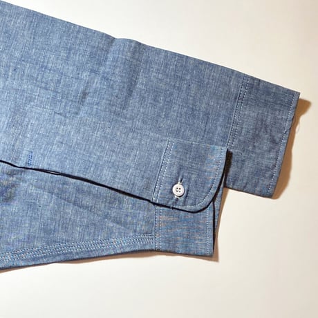 1980's〜 Prentiss Chambray L/S Shirt Deadstock