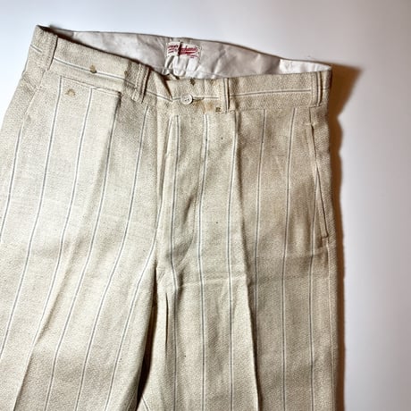 1930's〜 LOEB'S Cotton Trousers Deadstock