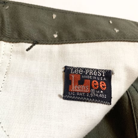 1960's Lee Leens Tapered Pants