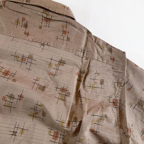 1960's ARROW Cotton×Rayon S/S Shirt Deadstock