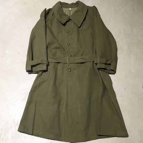 1940〜50's French Army Motor Cycle Coat Deadstock