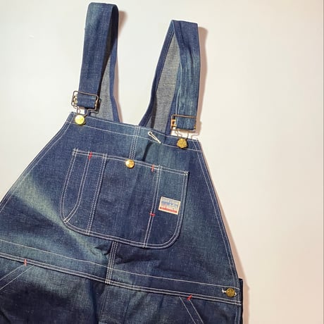 1950's SILVER STREAK Denim Overall Sun Fade Deadstock