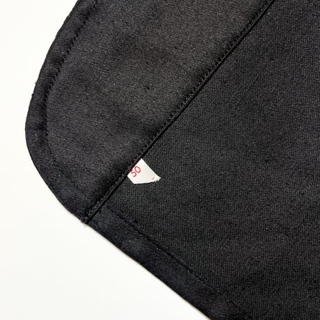 1950's Le Mont Saint-Martin Black Moleskin Jacket Deadstock