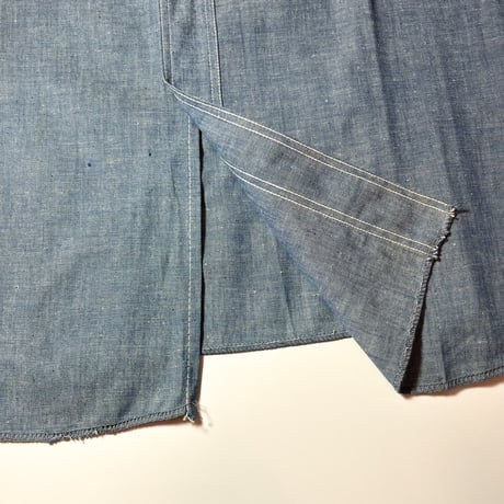 1960's Unknown Chambray L/S Shirt Deadstock