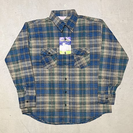 1970's FROSTPROOF Heavy Flannel L/S Shirt Deadstock