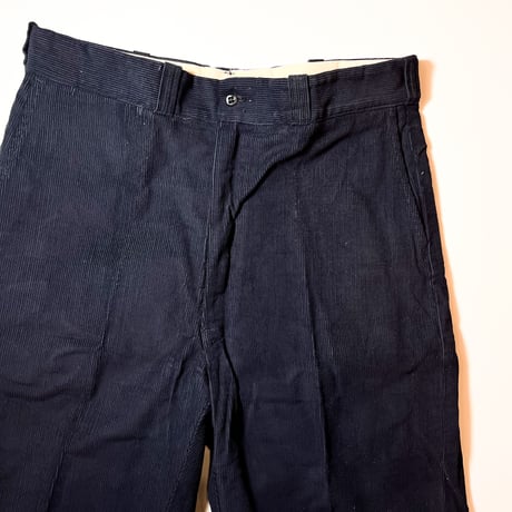1960's BLUE ROCK Corduroy Trousers Deadstock