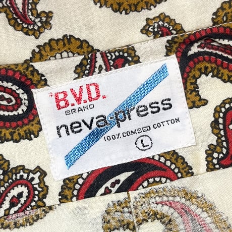1960's B.V.D. S/S Shirt Deadstock