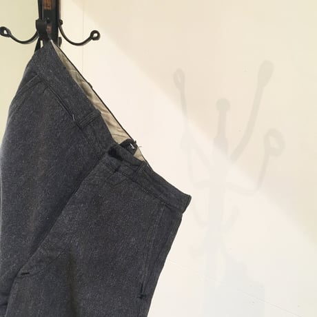 1940's Unknown Black Chambray Trousers