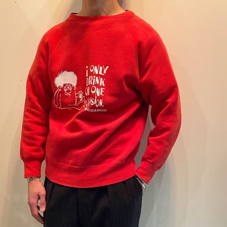 1960's Unknown Monster Printed Sweat
