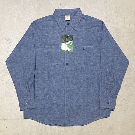 1970〜80's ELY Chambray L/S Shirt Deadstock