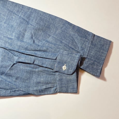 1960's HEAVY DUTY Chambray L/S Shirt Deadstock
