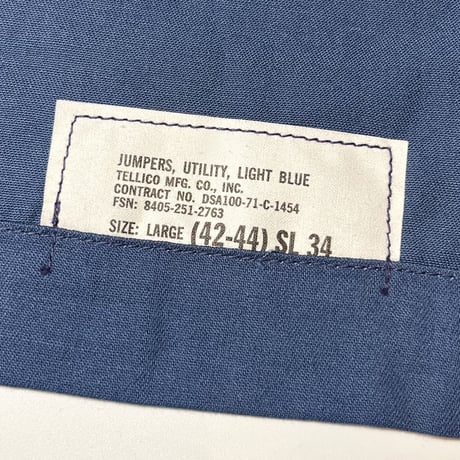 1970's US.NAVY Utility Jumper Deadstock