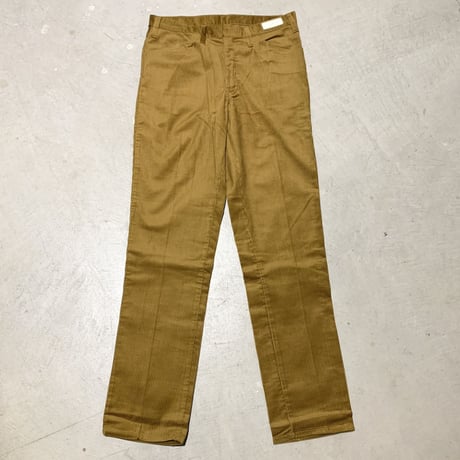 1960's Unknown Corduroy Tapered Pants Deadstock