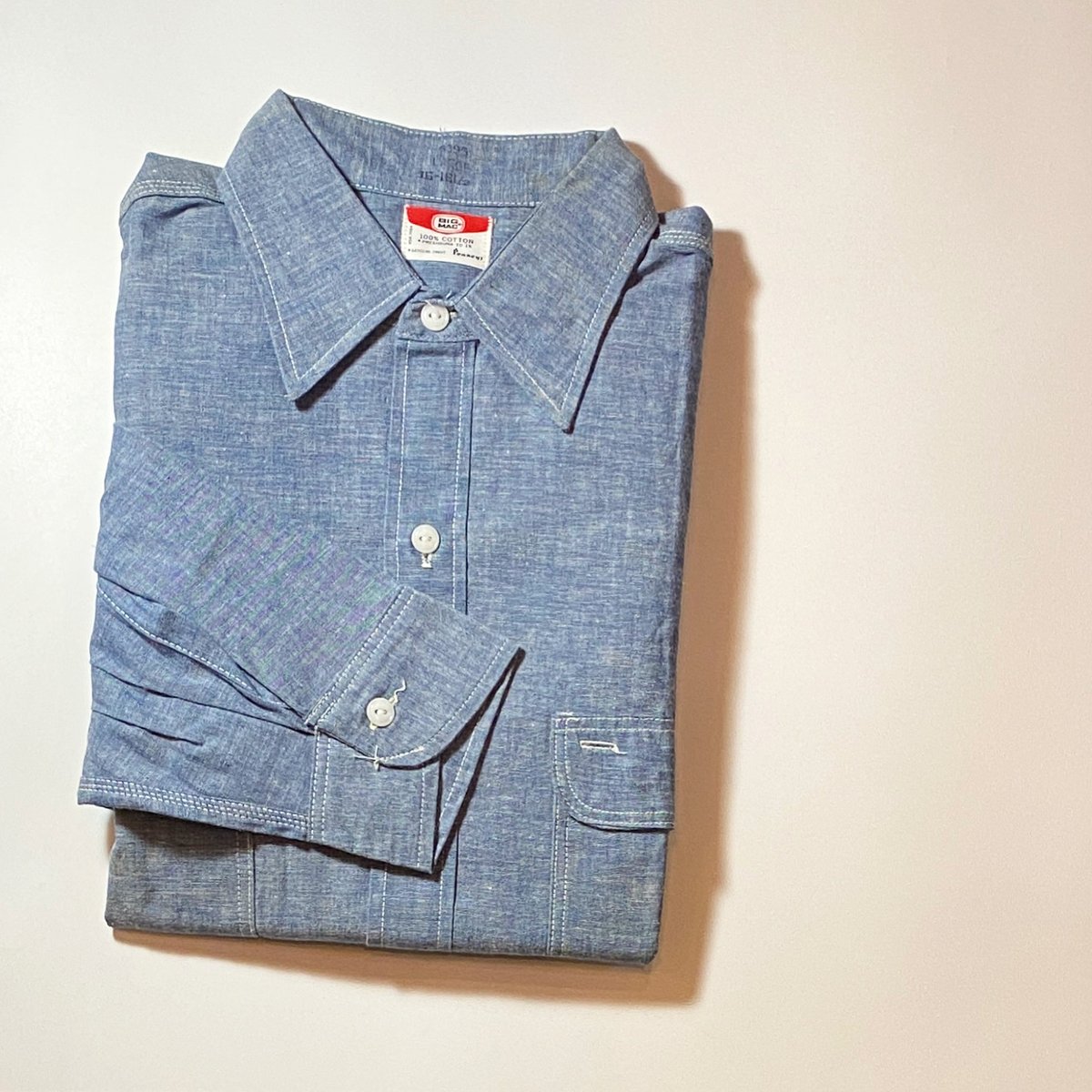 1960's BIG MAC Chambray L/S Shirt Deadstock | U