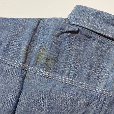 1950〜60's Sears Chambray S/S Shirt Deadstock